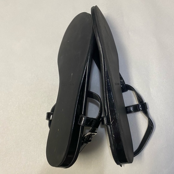 Cole Haan Women’s Sandals Shoes Size 9B Leather Patent Strappy Flats NWOT - Picture 11 of 13
